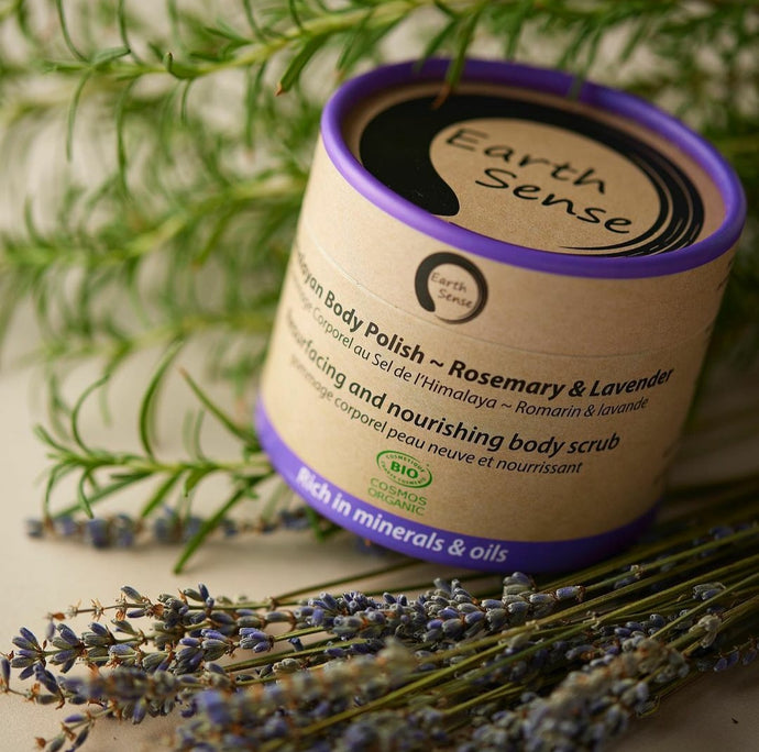 Earth Sense Organics - Organic Body Polish Exfoliant - Lavender & Rosemary 200ml
