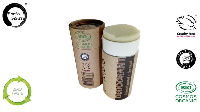 Earth Sense Organics - Organic Natural Deodorant - Sandalwood 100ml
