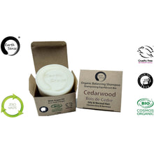 Load image into Gallery viewer, Earth Sense Organics - Organic Balancing Solid Shampoo - Cedarwood - Oily &amp; All Hair Types 60g
