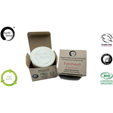 Load image into Gallery viewer, Earth Sense Organics - Organic Balancing Solid Shampoo - Patchouli - Oily &amp; all Hair Types 60g
