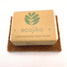 Load image into Gallery viewer, Ecojiko Lemongrass Dish Soap and Coconut Soap Rest
